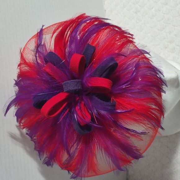 Red Hat w/Purple Accent - Picture 4 of 4